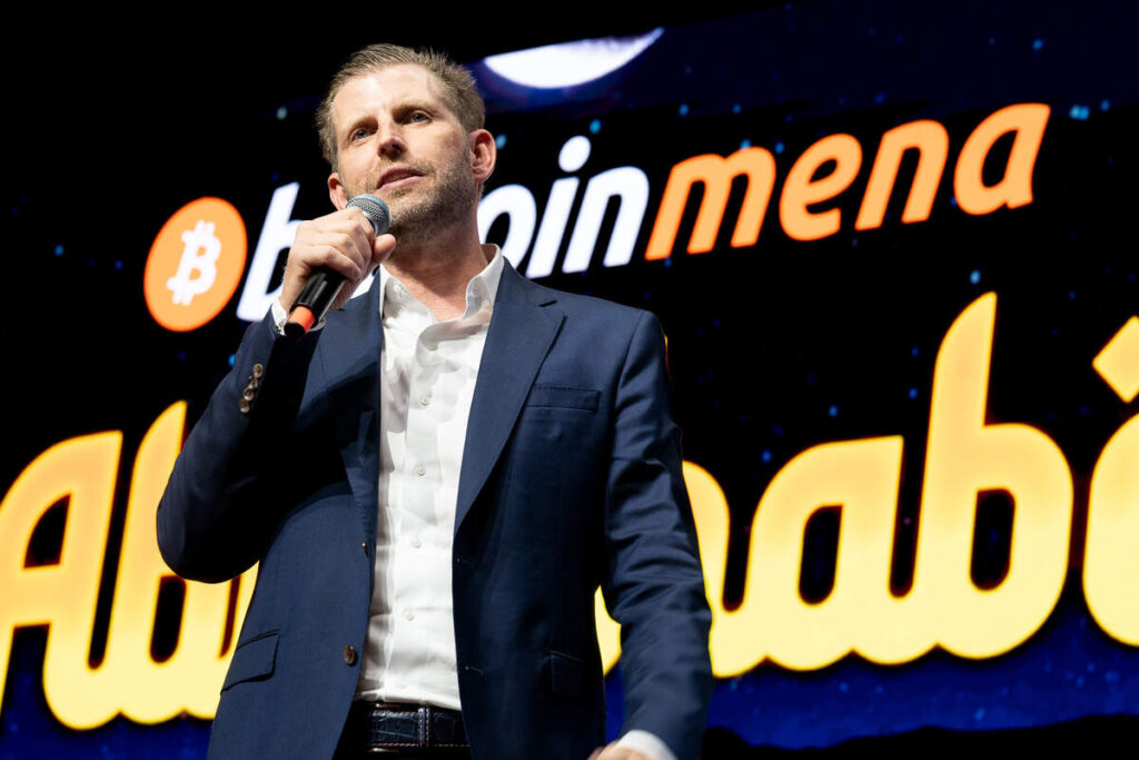 トランプ氏の息子エリック·トランプ氏、BTC、ETH、SOL、SUI を保有